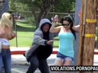 Breasts exposed in public